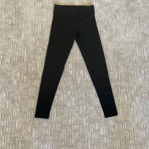 Black sporty leggings - Picture 1 of 2